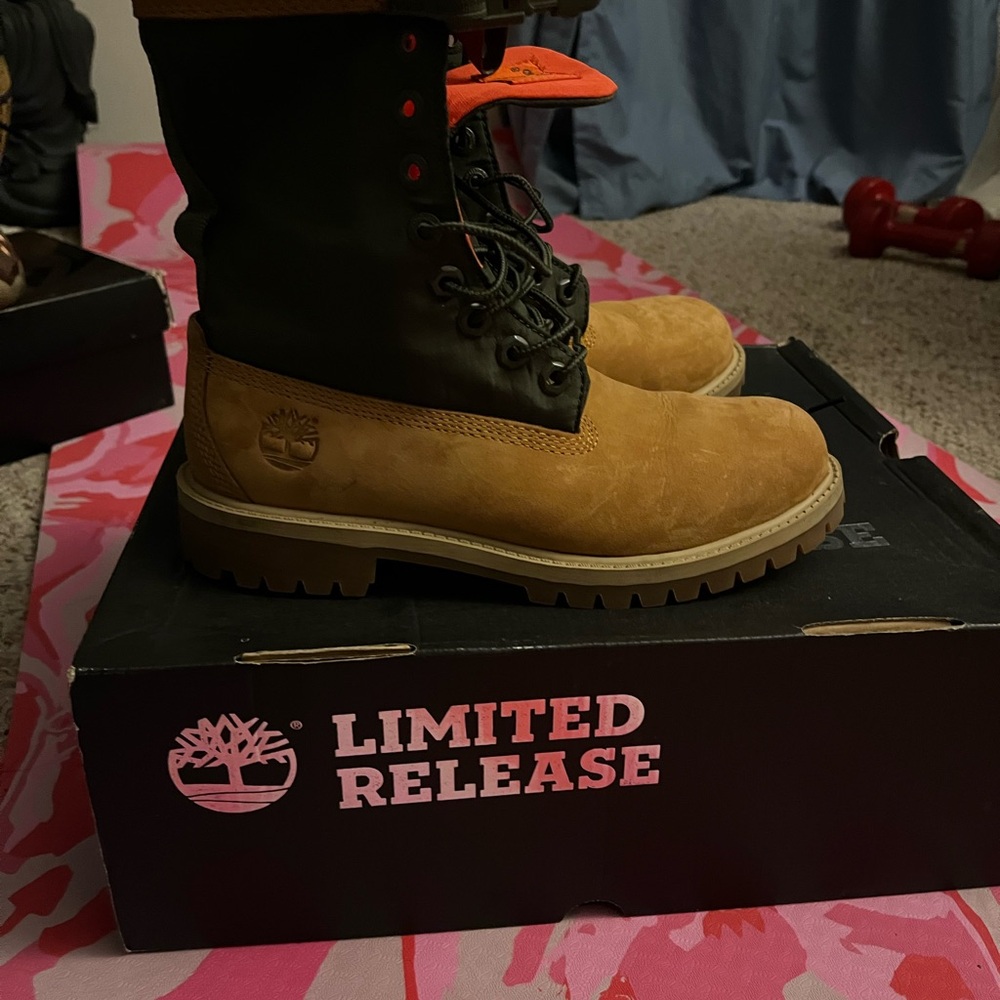 Timberland Tan and Black Limited Edition Boots